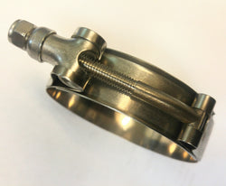 Stainless T-bolt clamp for intercooler piping